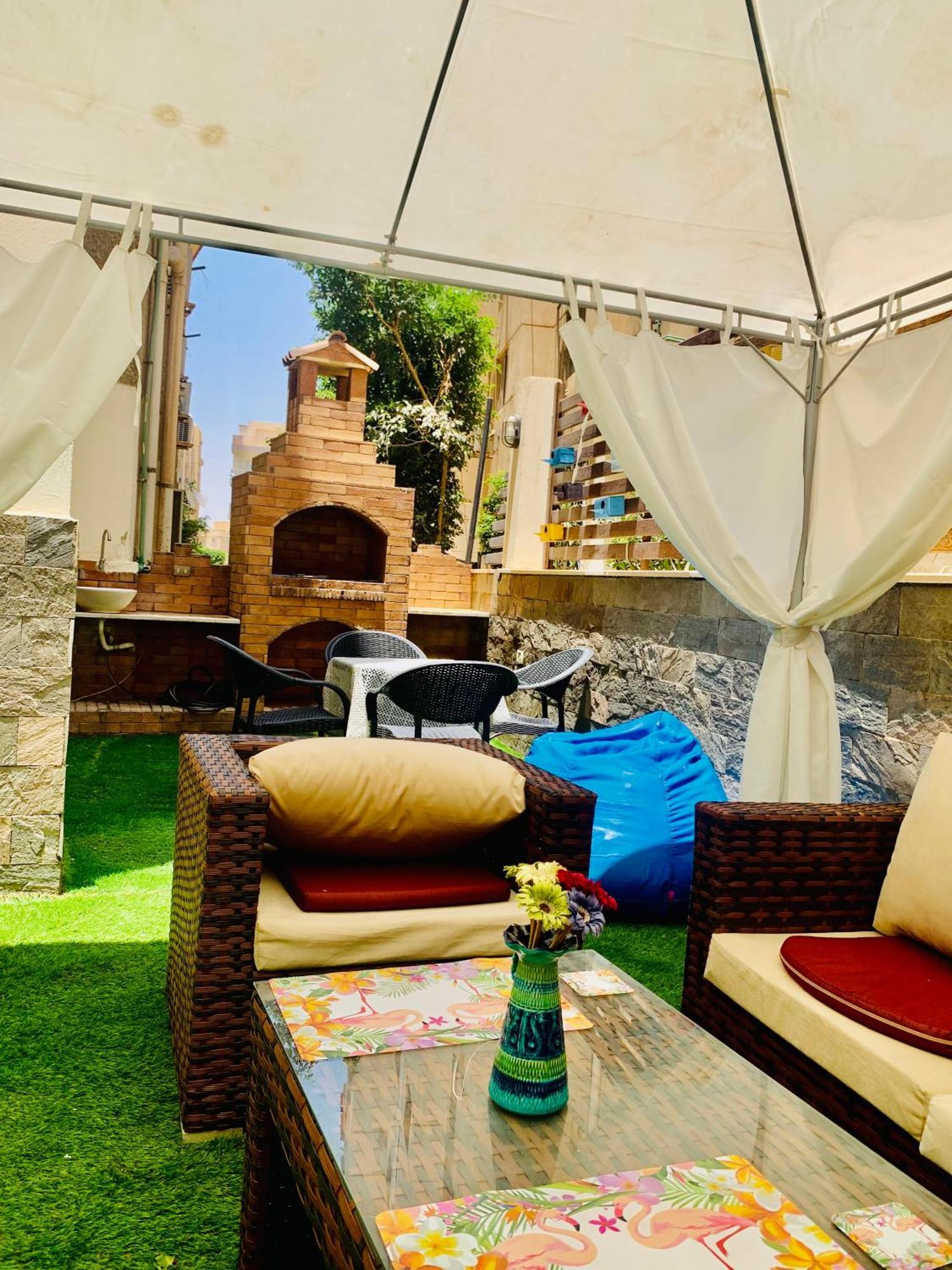 Apartment With A Private Garden In New Cairo Exterior photo